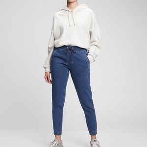 Gap Women’s Brushed Denim Comfy Joggers